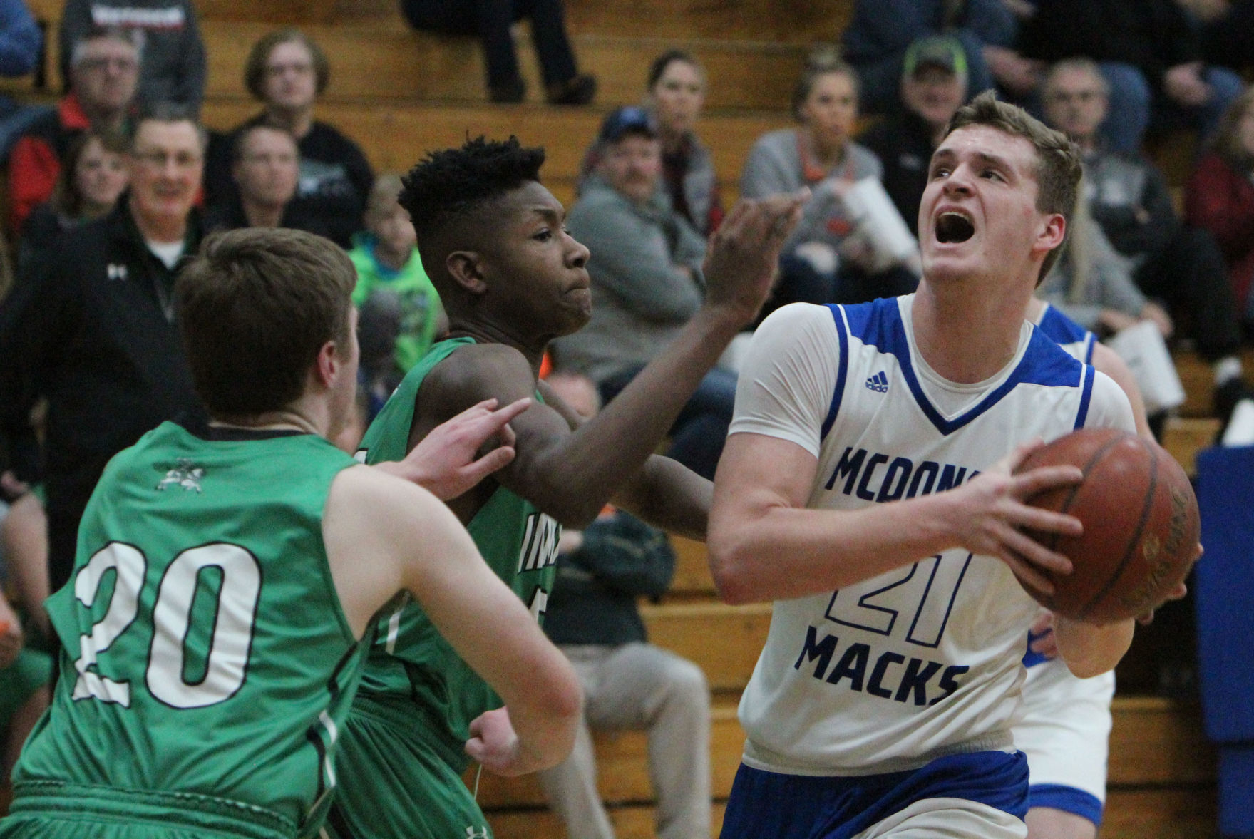 Eau Claire Immanuel at McDonell boys basketball 3-2-18